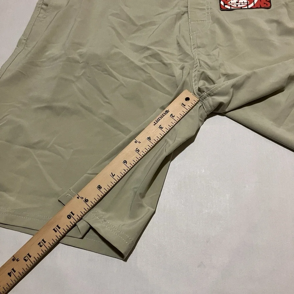 NWT Hawaiian Island Creations HIC Chiba Shorts Size 40 X 10‎ Stone Light Olive